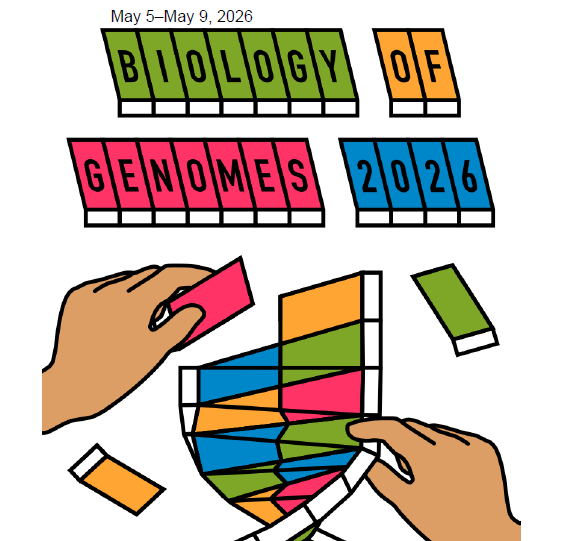 LauraDuntsch's tweet photo. Excited to be joining #BiologyOfGenomes online this week 🧬

Great lineup covering DNA variation, complex disease, gene expression &amp; computational genomics - should be a fantastic week of science!

#Genomics #Genetics #Bioinformatics https://t.co/sUzIj0qntv