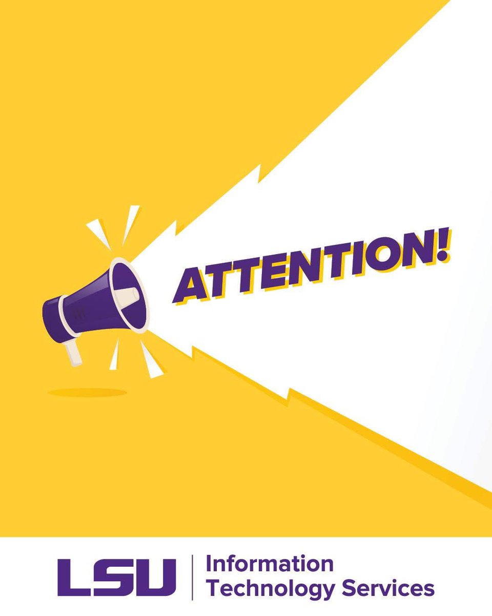 LSU IT Services tweet media