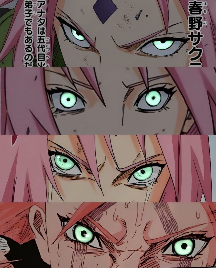 Sakashi4life's tweet photo. Sakura has the prettiest eyes https://t.co/vj1wLKilJa