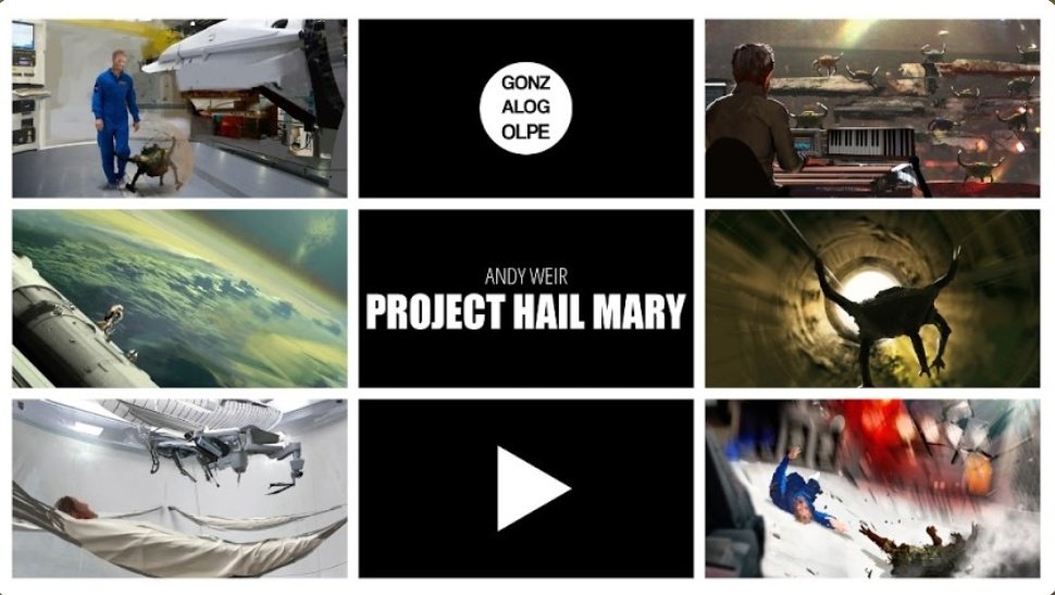 needsoftheone's tweet photo. i'm sure many people have seen this by now, but youtube just recommended the most GORGEOUS, WONDROUS fan visual development of the phm novel from 2023 to me. it's made by Gonzalo Golpe, Andy Weir apparently said it was Really Cool. shocking similar,,
https://t.co/pi7QtwLpDo https://t.co/YVvCXot5BJ