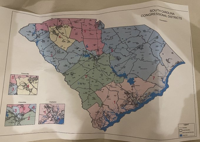 MaayanSchechter's tweet photo. Reporters spoke w/ Senate Majority Shane Massey about the proposed congressional map after the Senate decided to delay a vote over the amended sine die agreement.

First impressions? "It confirms the concerns that I've had all along," he said. https://t.co/nZpVAOenaV