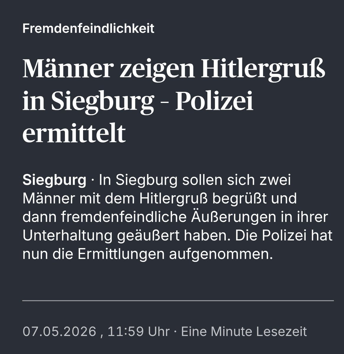 _nasir_ahmad_'s tweet photo. Alle 13 Minuten begeht ein Rechter eine Straftat. Gute Nacht Deutschland. https://t.co/QUZ1DEDTO3