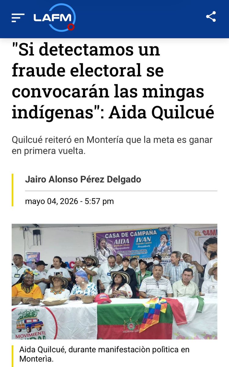 María Fernanda Cabal tweet media