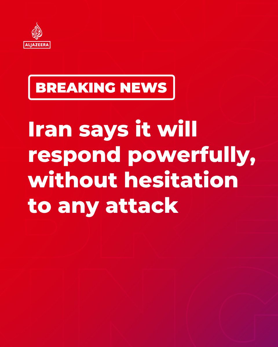 Al Jazeera Breaking News tweet media
