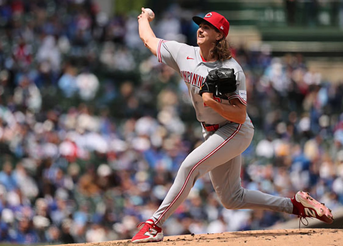 LanceMcAlister's tweet photo. Cubs 8 #Reds 3 
The Reds completed a disastrous 0-7 road trip with a four game sweep at the hands of the Cubs. 

From performance, quality of play, injury, and results, it might be the single worst performance on a road trip in my lifetime. 

After starting the trip in 1st place, the Reds (20-18) come home six games out, in last place. They have dropped 8 of 9..
 
As if that's not bad enough, Rhett Lowder left in the 4th inning with shoulder discomfort.

The Cubs erupted for seven runs in the 4th, two off Lowder, and five vs Connor Phillips. Words can't do justice to how bad the inning was. 

The Reds are 1-9 vs the Central. 

Flow: Trailed 1-0 2nd, 8-0 4th, 8-1 5th, 
8-2 8th, 8-3 9th 

Offense: 9 H, 8 BB, 12 K
Stewart: HR, BB 
Hayes: 2 H 
Dunn: HR, BB
Bleday: 2B, RBI  

Lowder: 3+ IN, 1 H, 3 R, 4 BB, 1 K, HR, 59 pitches/ 28 strikes 

Bullpen: Phillips 1.0, 5 R, Mey 2.0, Franco 2.0.  

Bad little league: Bases loaded no outs 4th. Ground ball to third. Hayes touched the bag for the force, and threw home for an easy tag play. But Tyler Stephenson, not realizing the force was off, stepped on home plate. Run scored. 

Walks: Phillips walked in another run with the bases loaded.
