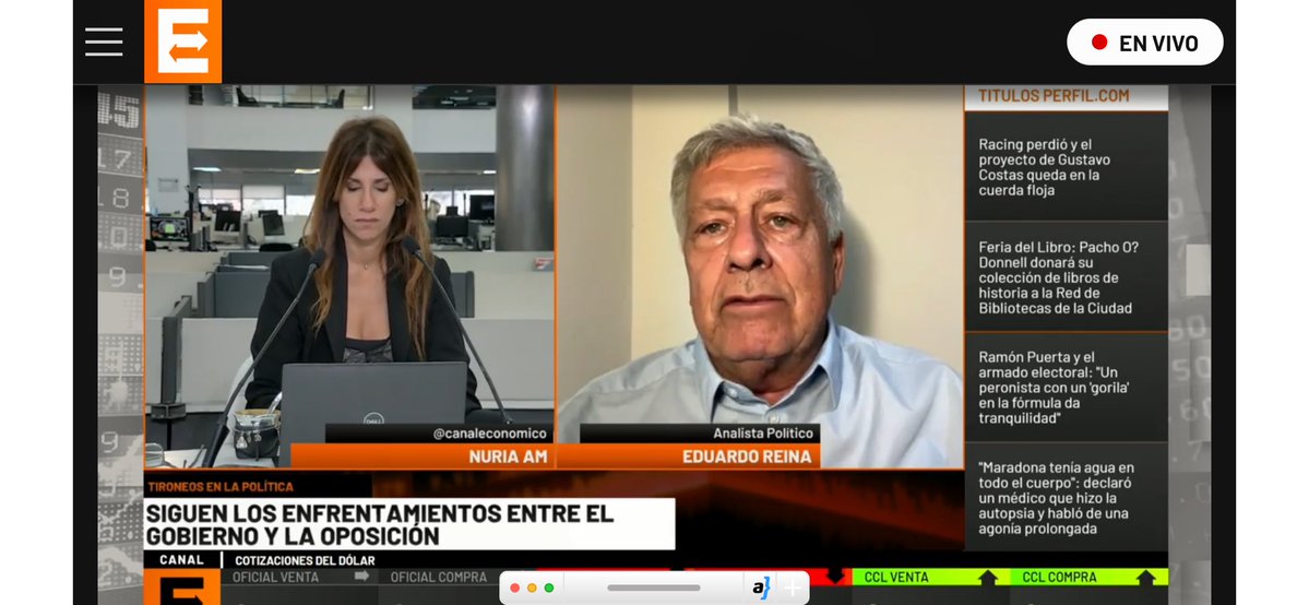 perfil.com/noticias/canal… “Está agrediendo demasiado, está siendo muy despectivo”, señaló. En esa línea, defendió el rol de la prensa en la investigación de presuntos hechos de corrupción: “¿Por qué estamos hablando de corrupción? Por el periodismo”.