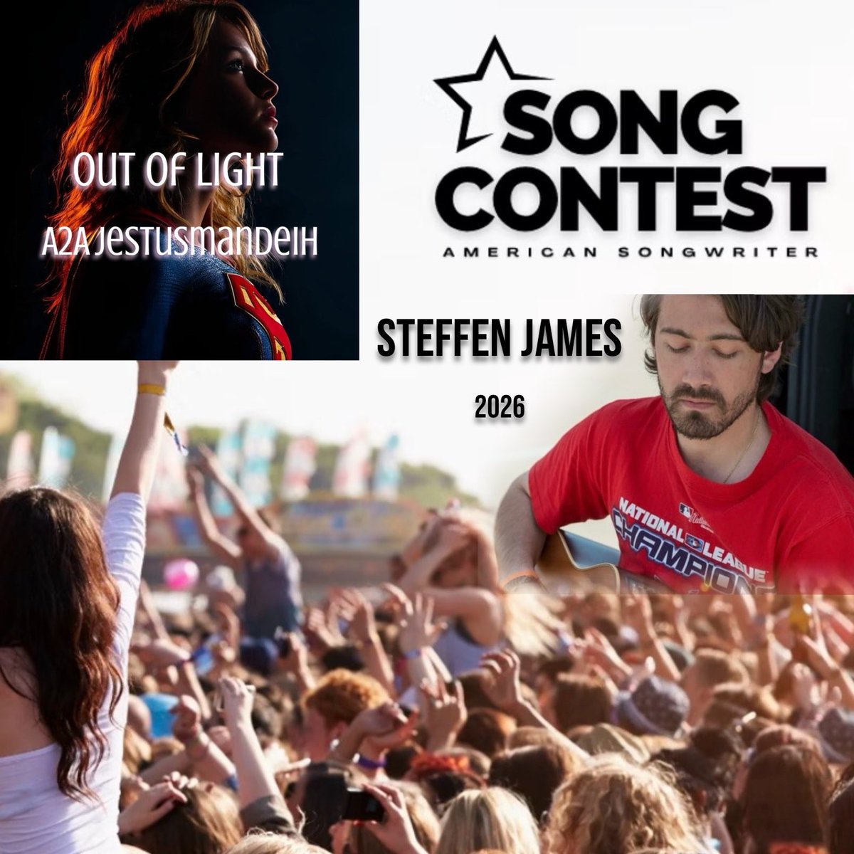 jestusmandeih's tweet photo. It’s music contest season!
I am currently registered for an American Songwriter contest, as of today. Please take the time to check out my song that I submitted into the contest, with some really cool prizes.
#tophitmaker #americansongwriter #music #acoustic #rock #guitar https://t.co/zg9XBqHzJU