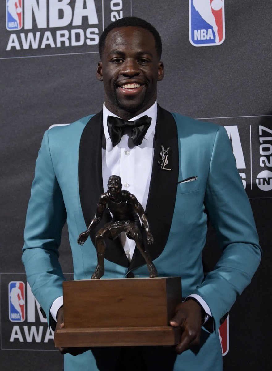 Draymond Green is….*checks notes* 

5x NBA Defensive 1st Team
4x NBA Defensive 2nd Team
4x NBA Champ
4x NBA All-Star
2017 NBA Defensive Player of the Year
2016 All-NBA 2nd Team
2017 All-NBA 3rd Team
2x Olympic Gold Medalist 

Arguably the greatest defender of a generation