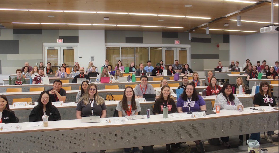 pittpharmacy's tweet photo. As we recap a few great moments from the year, we’re highlighting our Kappa Psi chapter hosting the Mountain East Province in Pittsburgh for a weekend focused on leadership, connection, and professional growth alongside more than 114 brothers from across the region.✨ https://t.co/vUQnGiNhJ6