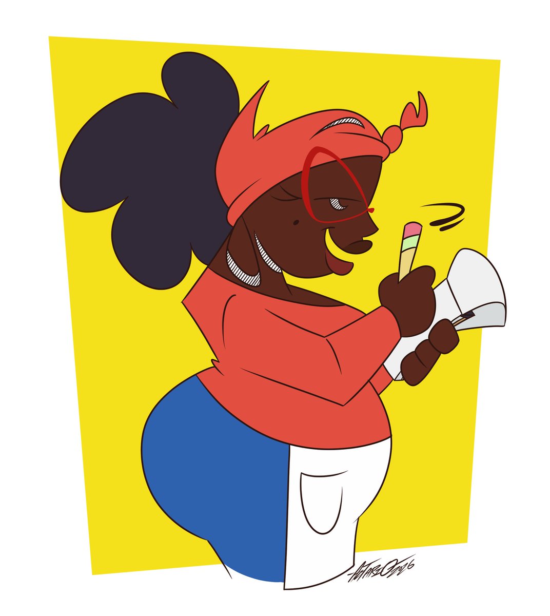 Help Nae join a long line of adult animated women! 💜💜