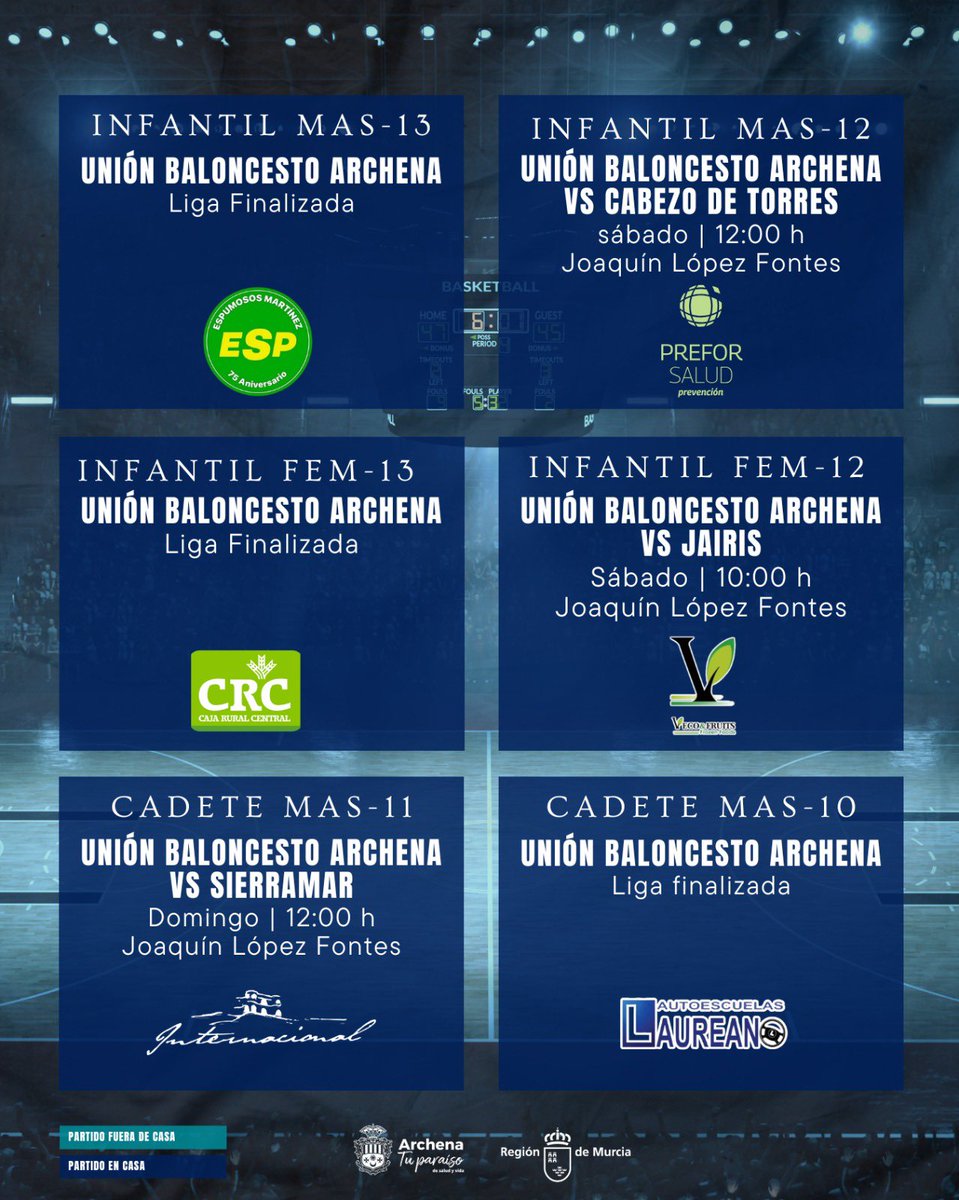 ubarchena's tweet photo. 🏀📅 ¡Ya tenemos los horarios confirmados! 💪

📲 Consulta aquí todos los detalles y no te pierdas ningún encuentro.

#UniónBaloncestoArchena #VamosArchena https://t.co/Z06XMupczT