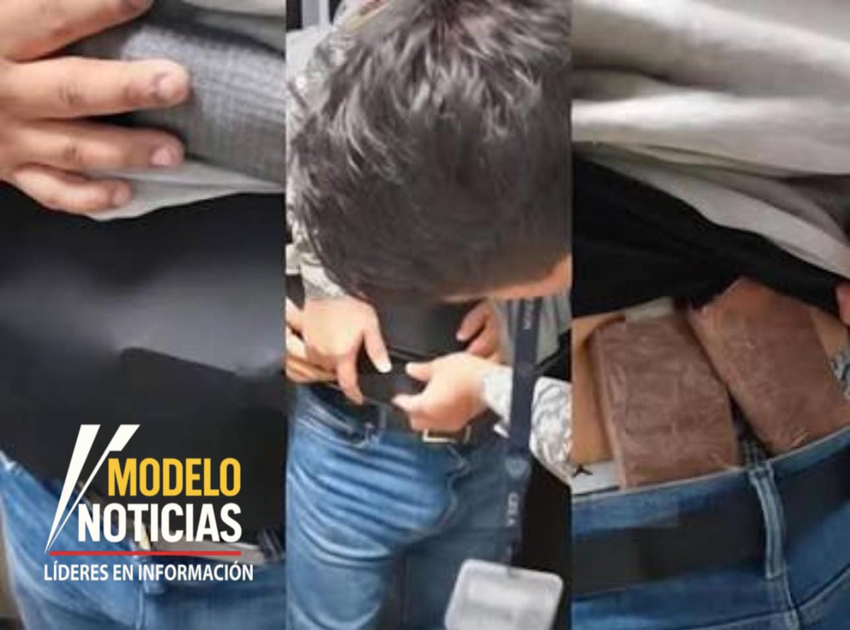 Un pasajero fue descubierto en el #aeropuertodeGuayaquil intentando ingresar 40 iPhones pegados a su cuerpo tras llegar desde #EstadosUnidos. #LaAduana detectó el cargamento durante una inspección y evitó pérdidas superiores a USD 35.000.
