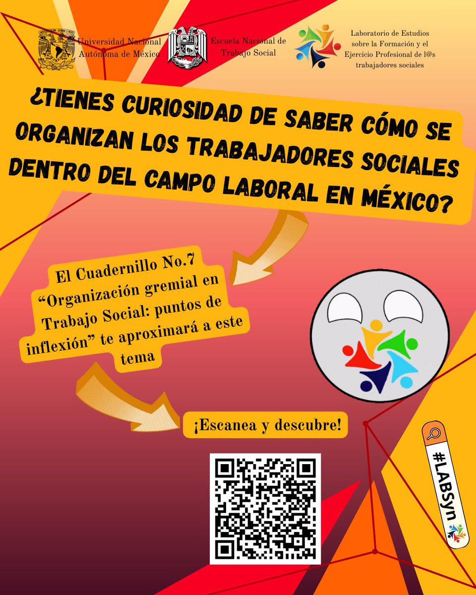 epicentro_TS's tweet photo. Te presentamos nuestro cuadernillo “Organización gremial en trabajo social: puntos de inflexión” en donde conocerás la forma de organización de los y las Trabajadores Sociales en México

https://t.co/FCVPefYgXV
@AdrianaOrn_TS 
#fyp #trabajosocial #labsyn https://t.co/Q4r3Xywsdd