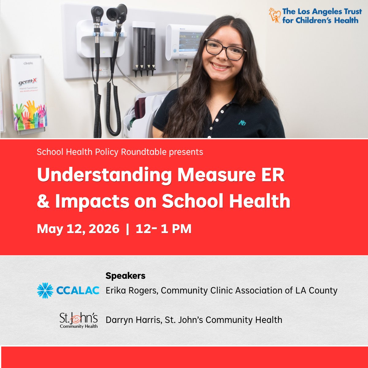 thelatrust's tweet photo. Due to federal and state Medi-Cal cuts, 1.1 million LA County residents could lose coverage by 2028. We invite you to learn from our partners at @CCALAC and @sjhealthca how Measure ER intends to fill the gap and what it means schools. Register at https://t.co/ayDnr9wjMj https://t.co/fLrmG2pkug