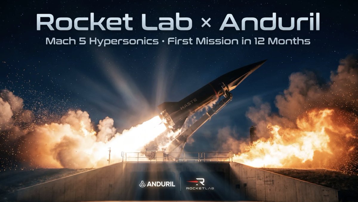 thinkReal's tweet photo. 🚨 $RKLB + ANDURIL 🚀 https://t.co/S8sjh0xomj