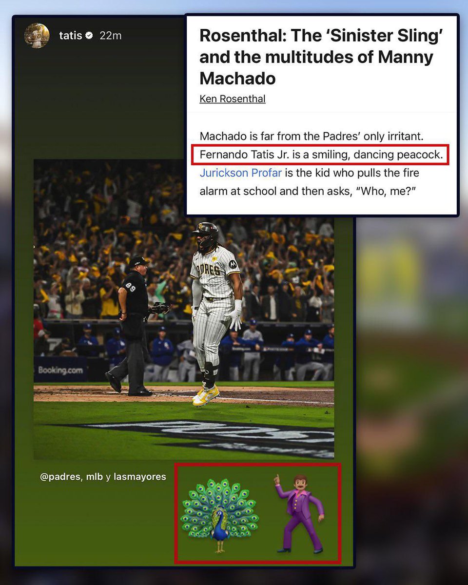 SeanThomas39's tweet photo. Dodgers misunderstood and this is what the Padres are according to the athletic. Super fair and balanced. https://t.co/Q0jrebOOE3