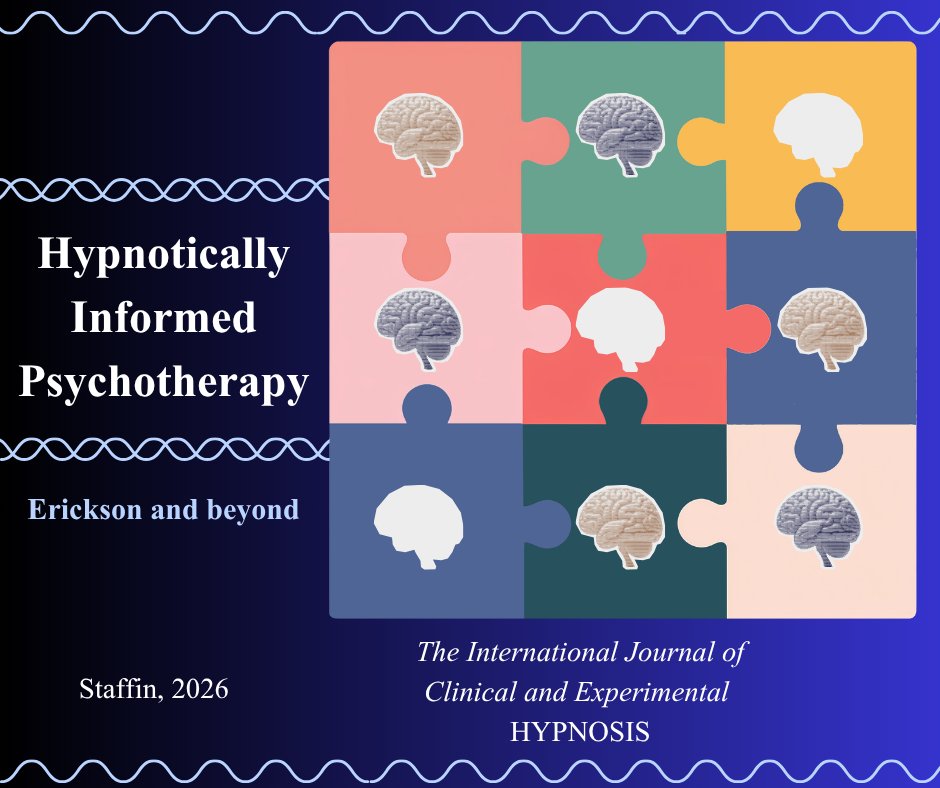 ijceh's tweet photo. What does it mean to be Ericksonian? Learn more about the intersection of hypnosis, psychotherapy, and therapeutic communication in this fascinating new article by Dr. Staffin published in the International Journal of Clinical and Experimental Hypnosis: https://t.co/EWBSpRWchY https://t.co/U0LOnFouU6