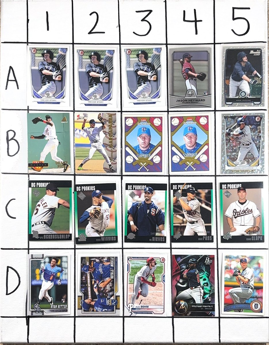 Day 4 Post #64 Baseball 50 cents ea OBO All cards are shipped in penny  sleeves Claim card by # & price by letter A (or just the #) 0.50 B=0.25  example: