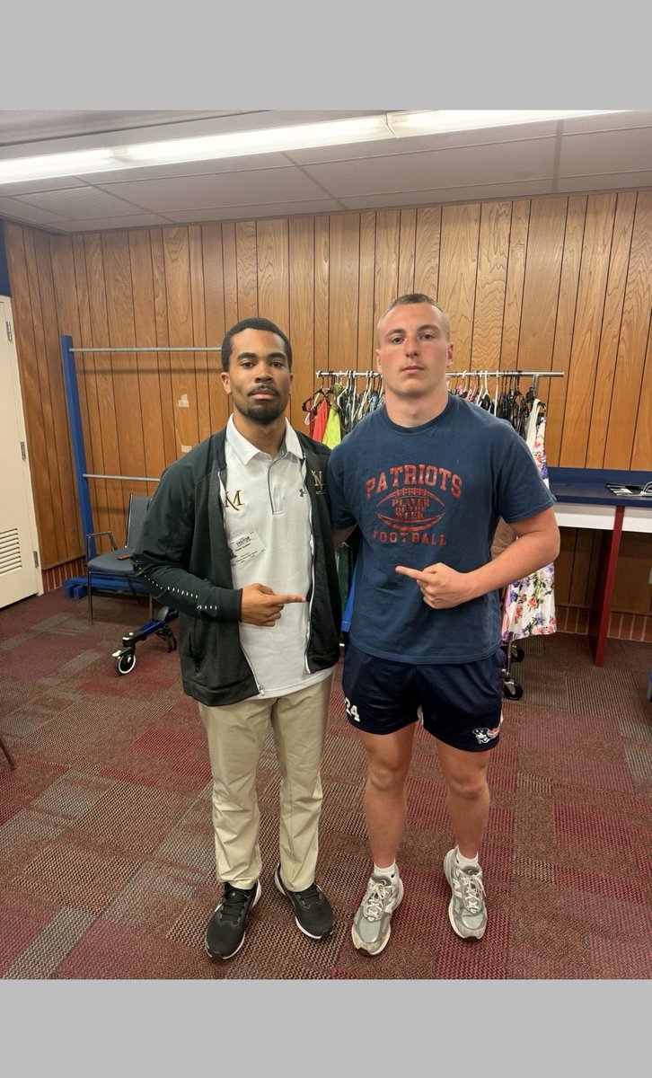 credsev5's tweet photo. Thank you @coachesutton for coming to talk to me about Millersville football @Coach_Russick64 @PAPatriots_FB https://t.co/hIRIqWuTtD