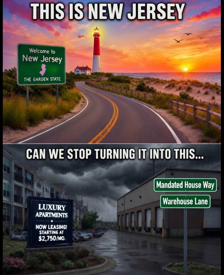 wakeupnj's tweet photo. Stop Turning Jersey into The Mandated House and Warehouse State https://t.co/qSH1rXC8N5