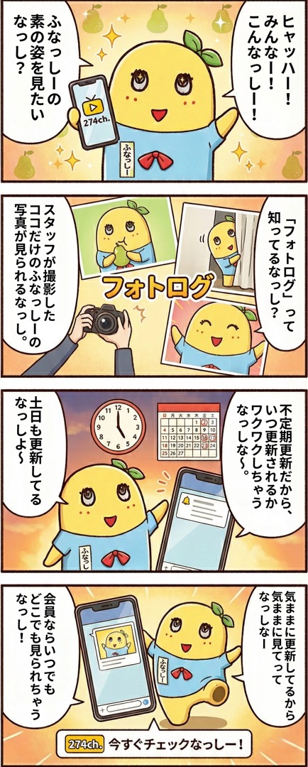 フォトログ更新!!】スタッフが撮影した ココだけのふなっしーの写真が