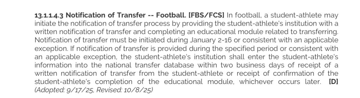 NCAA Rules tweet media