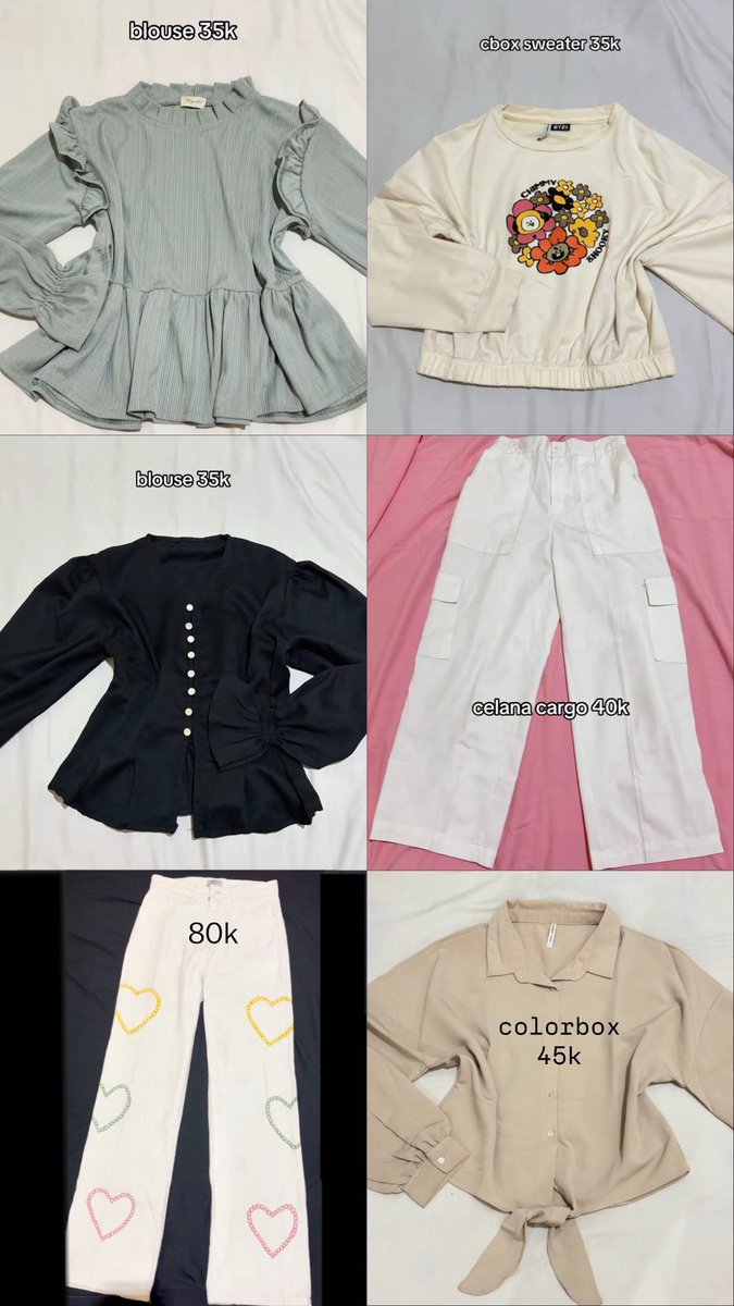 avdimo68104's tweet photo. WTS PRELOVED baju atasan hijab celana lucuu gemazz START 15K‼️

💗pemakaian pribadi habisin stok lemari
💗CO via oyenn🍊
💗bisaa lgsg CO / tanya” dm

🍊https://t.co/1ythvgduFG
https://t.co/xQcvrFH62h

#wts #wtb #cuan #preloved #murah https://t.co/4ByHn5AojC
