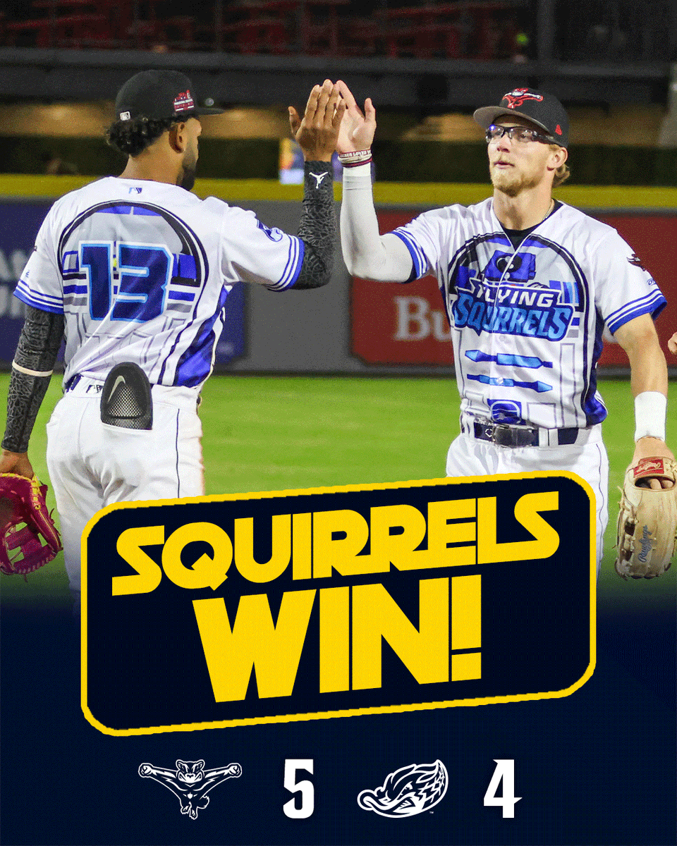 River City is the home of the hottest team in professional baseball, the #Richmond Flying Squirrels! 🐿️ ⚾️is now 23-6! 🔥#MiLB #MLB #EasternLeague #SFGiants #RVA @GoSquirrels @CarMaxPark