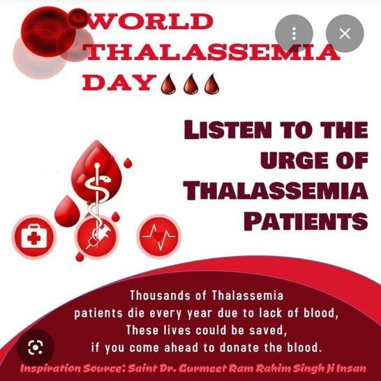 HarpreetK21959's tweet photo. Thalassemia is genetic disorder &amp; these patients need blood regularly. With the guidance of Saint Gurmeet Ram Rahim Ji, the Dera Sacha Sauda volunteers do Selfless blood donation to help thalassemia patients.#BloodDonationForThalassemiaPatients https://t.co/jGNe63ziVf