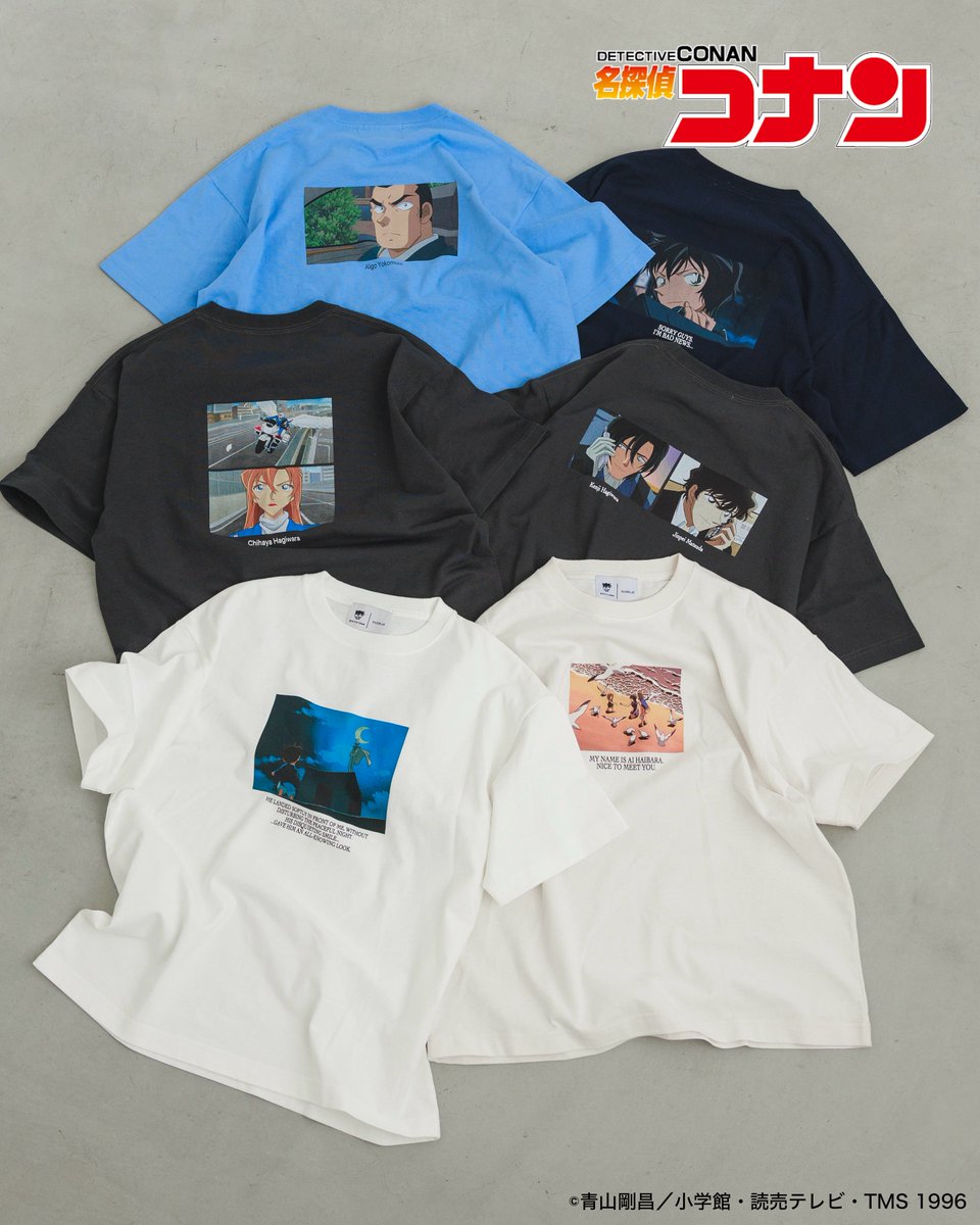 名探偵コナンコラボ 明日発売開始!! ＼ 普段着としても活躍しそうな