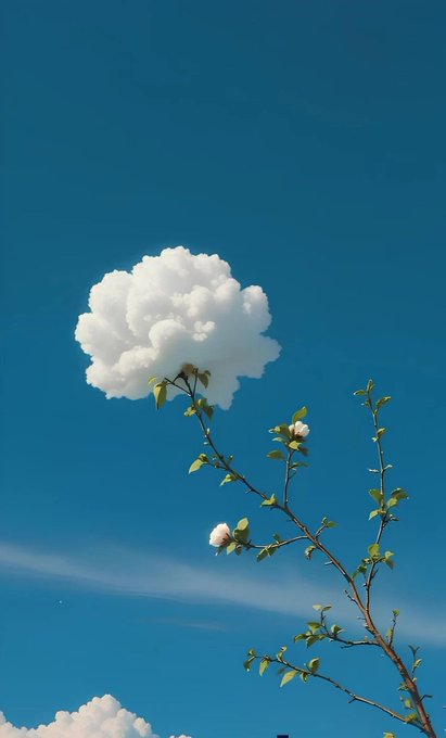 chi__saaaa's tweet photo. 空に咲く、雲の花 https://t.co/8LZWHGSjon