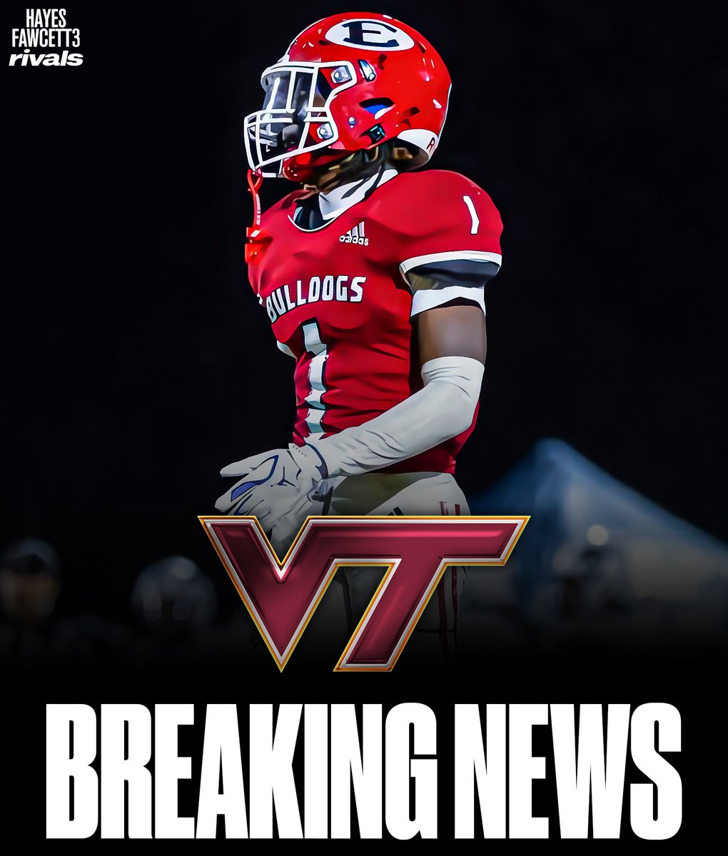 BREAKING: Four-Star CB Chase Johnson has Committed to Virginia Tech, he tells me for <a href="/Rivals/">Rivals</a>

The 5’11 160 CB from Stillmore, GA chose the Hokies over Florida State, Georgia, and Louisville

on3.com/rivals/chase-j…