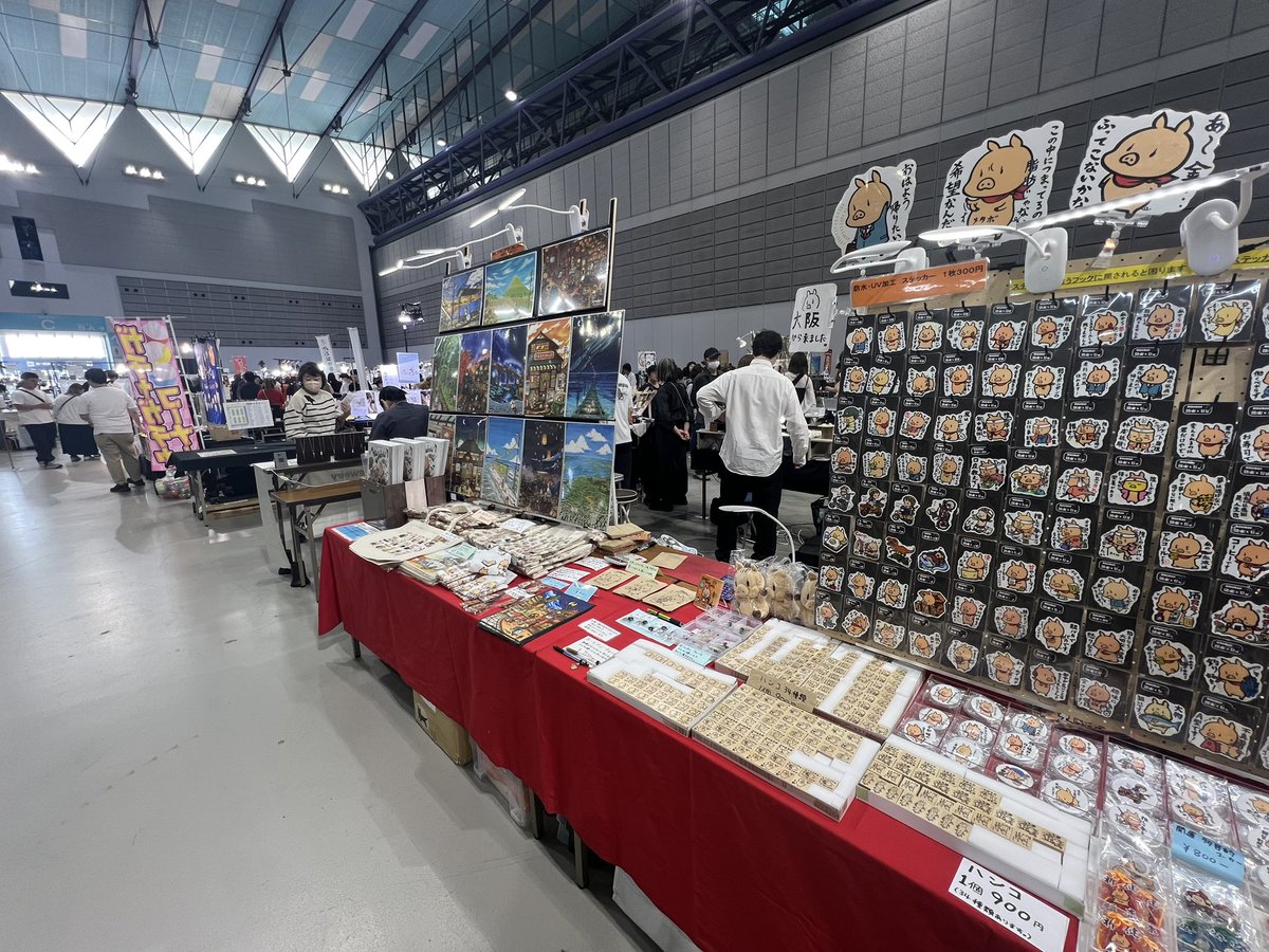 SHUmatsukura101's tweet photo. 手しごとマーケット仙台、頑張ってます！

夢メッセみやぎC展示場にて開催中！

三日間開催がんばりまーす！ https://t.co/Y85gw9SMKL