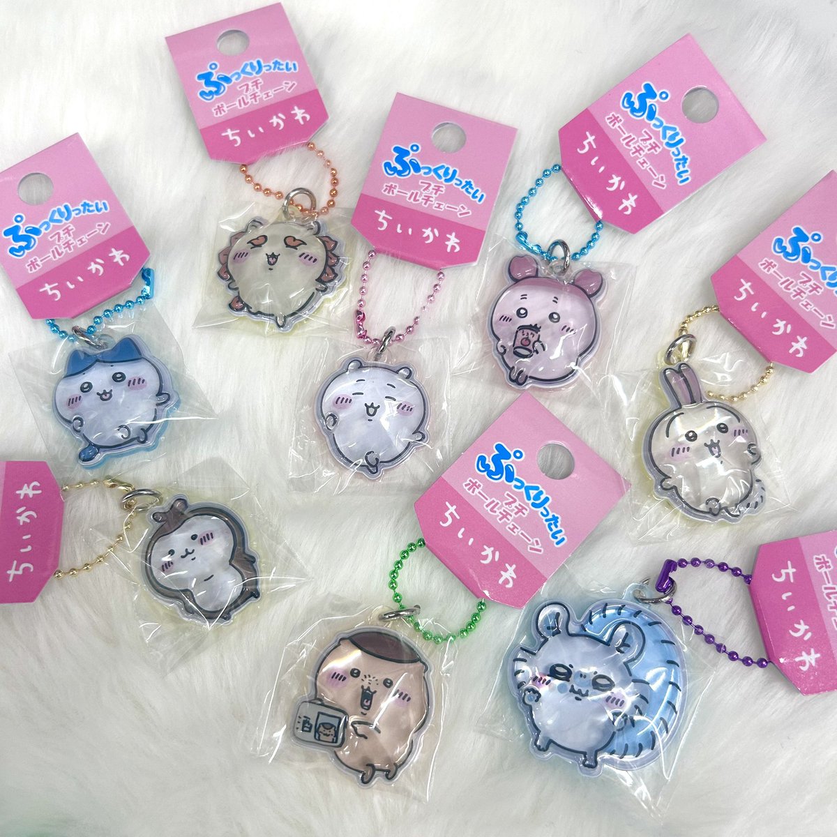 【メルカリ便】ちいかわ お守り 7種セット／ちいかわらんど購入 ちいかわらんど新宿店 ＼🫧🩵商品再入荷のお知らせ🩵🫧／ お品切れして