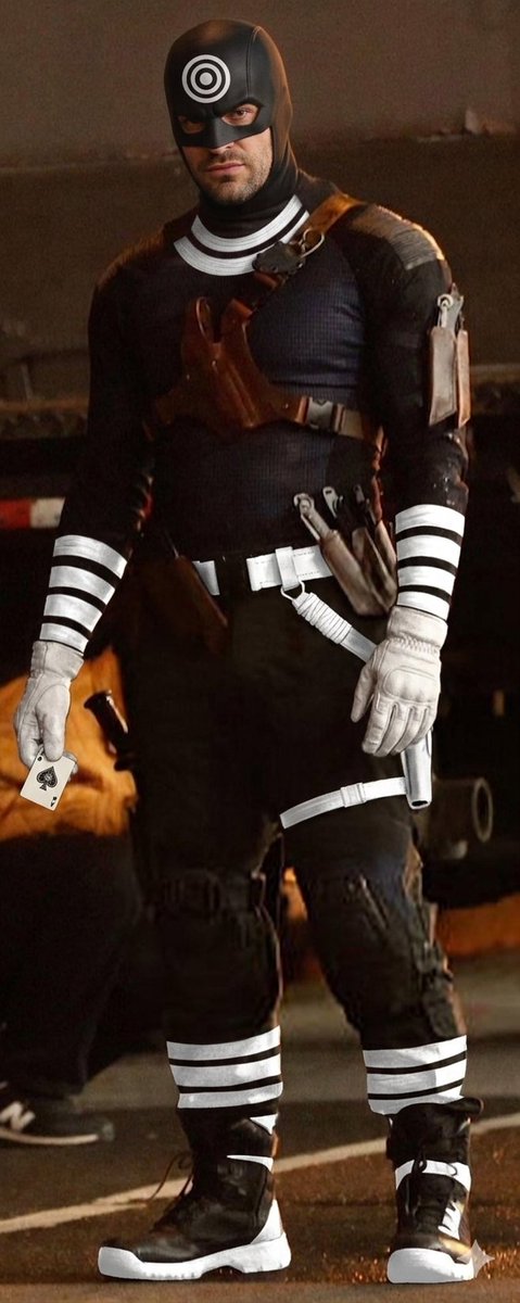 shocker_103's tweet photo. I heard from some people that Bullseye's suit should have been more comic accurate. Is this what you would prefer? I mean, I kinda started liking the one then made for S2.
#daredevil #bornagain #bornagainseason2 #marvel #bullseye https://t.co/ehu41cpCN0