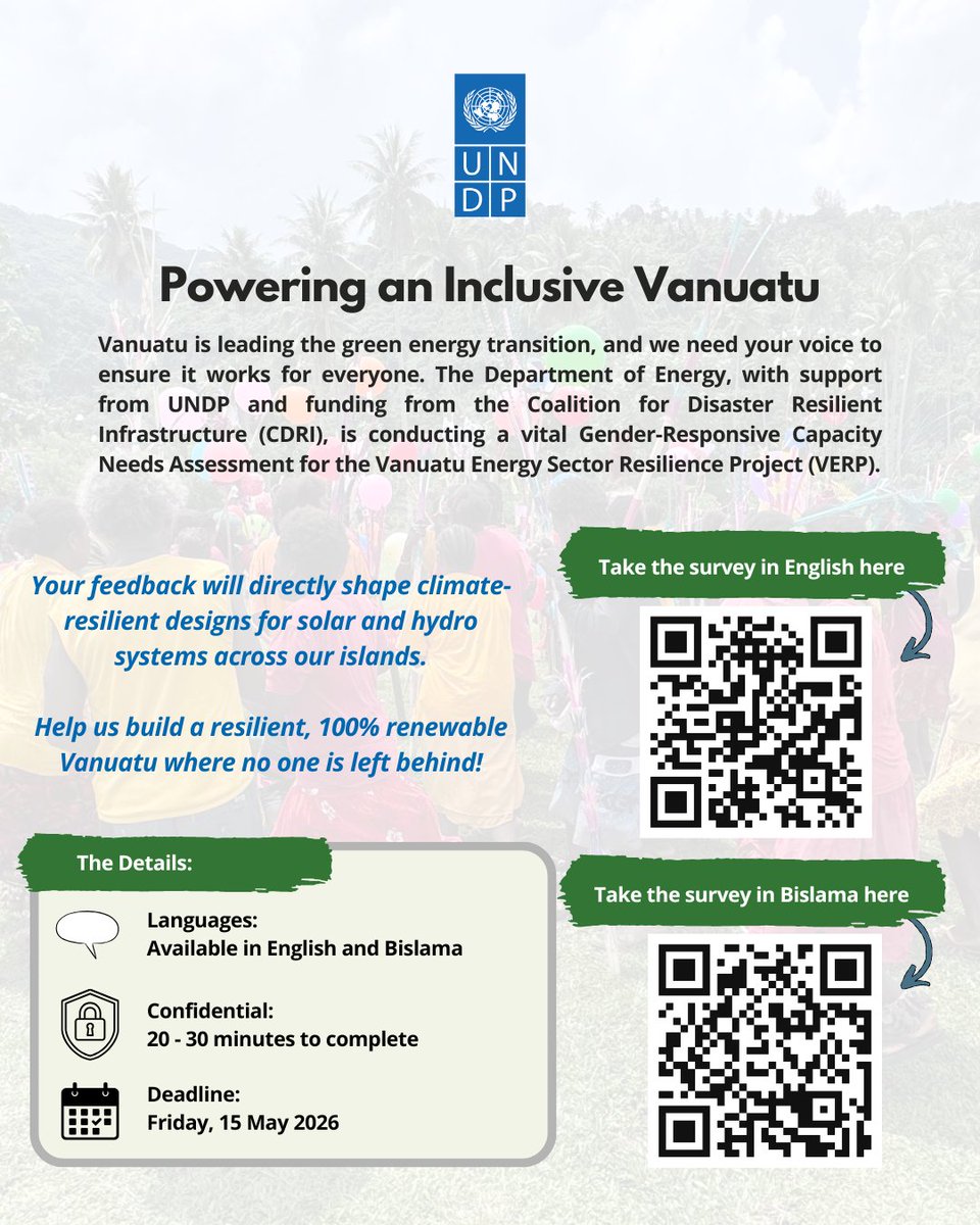 UNDP Pacific Office in Fiji tweet media