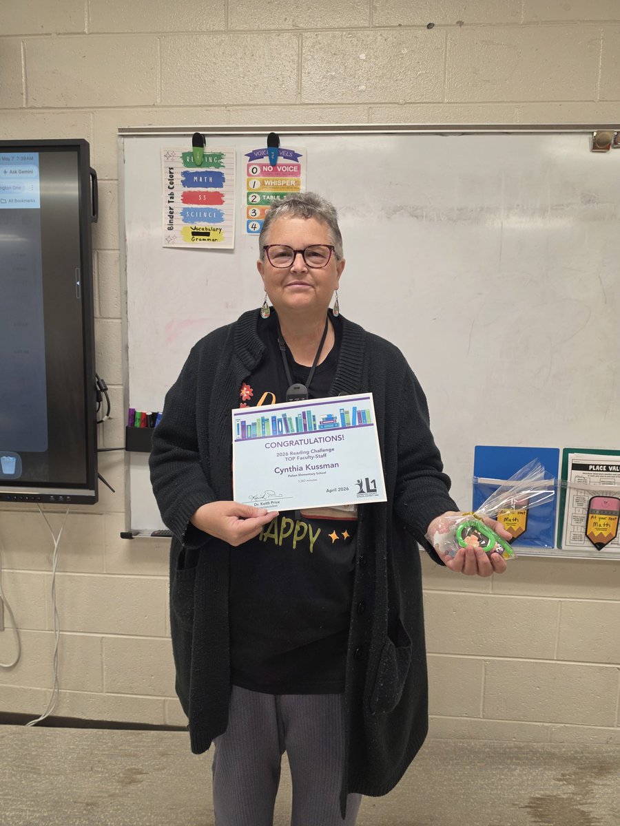 PES_PantherNews's tweet photo. Attention PES Family! Lex 1 Superintendent Dr. Price held a reading challenge for the students and faculty. We have such #PantherPRIDE for our winners! Hugo and Mrs. Kussman #LeveledUp #InspiredGreatness with their reading prowess! @principalgerald @ShirleyWaldy @DeanneRicard https://t.co/pvdGD21OMS