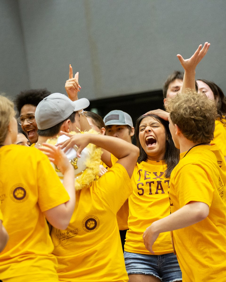 TXSTAdmissions's tweet photo. Incoming Bobcats, Cat Camp registration is open! Get to know TXST early by meeting new friends, learning traditions, and building your community before the semester starts. https://t.co/lmtLdNVsFQ https://t.co/Wm89u2ZBwc