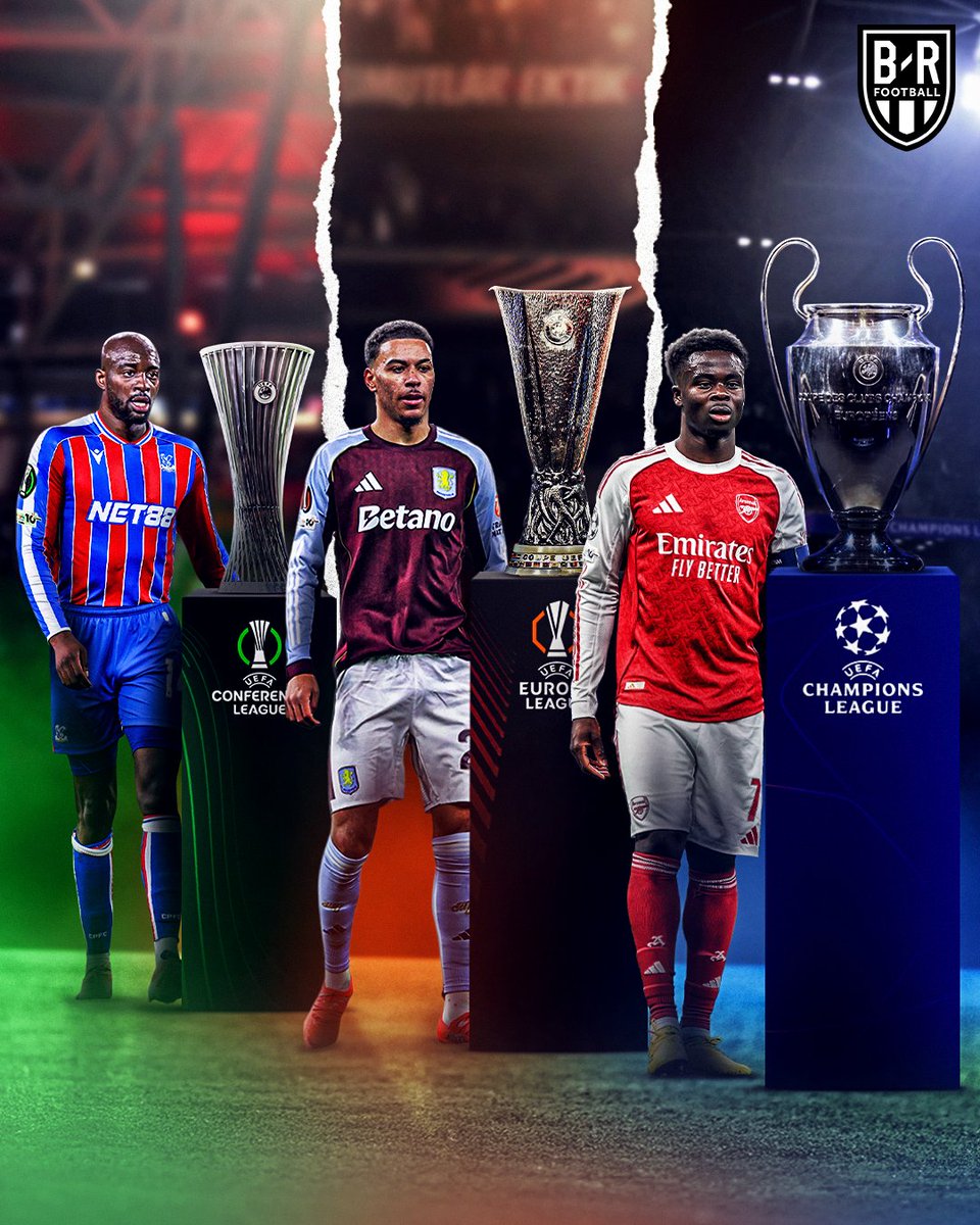 ▪️ Palace in the UECL final
▪️ Villa in the UEL final
▪️ Arsenal in the UCL final

Every European final this season has a Premier League team 🏴󠁧󠁢󠁥󠁮󠁧󠁿🏆