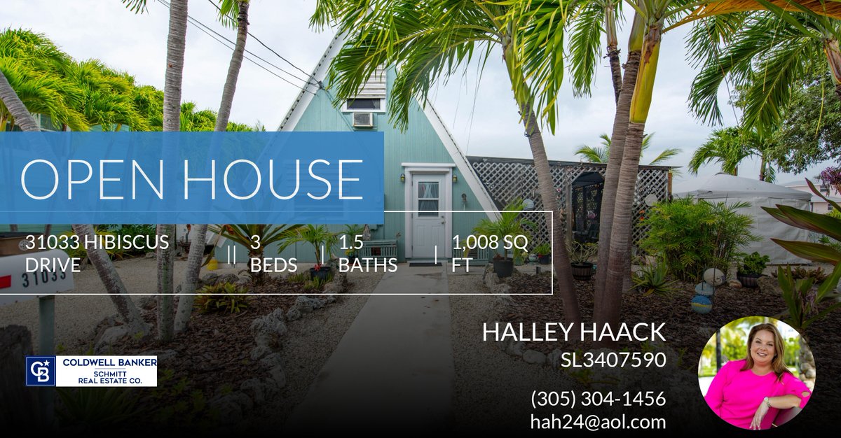 flkeysRE's tweet photo. 📍 Open House 📍 Come to my open house for 31033 Hibiscus Drive in Big Pine! I'll be showcasing this property on May 9 from 10:00 am to 12:00 pm. Feel free to reach out with questions. I look forward to seeing you there!

Halley Ha... https://t.co/wG6TzooUyL https://t.co/iJTPkEYi6V