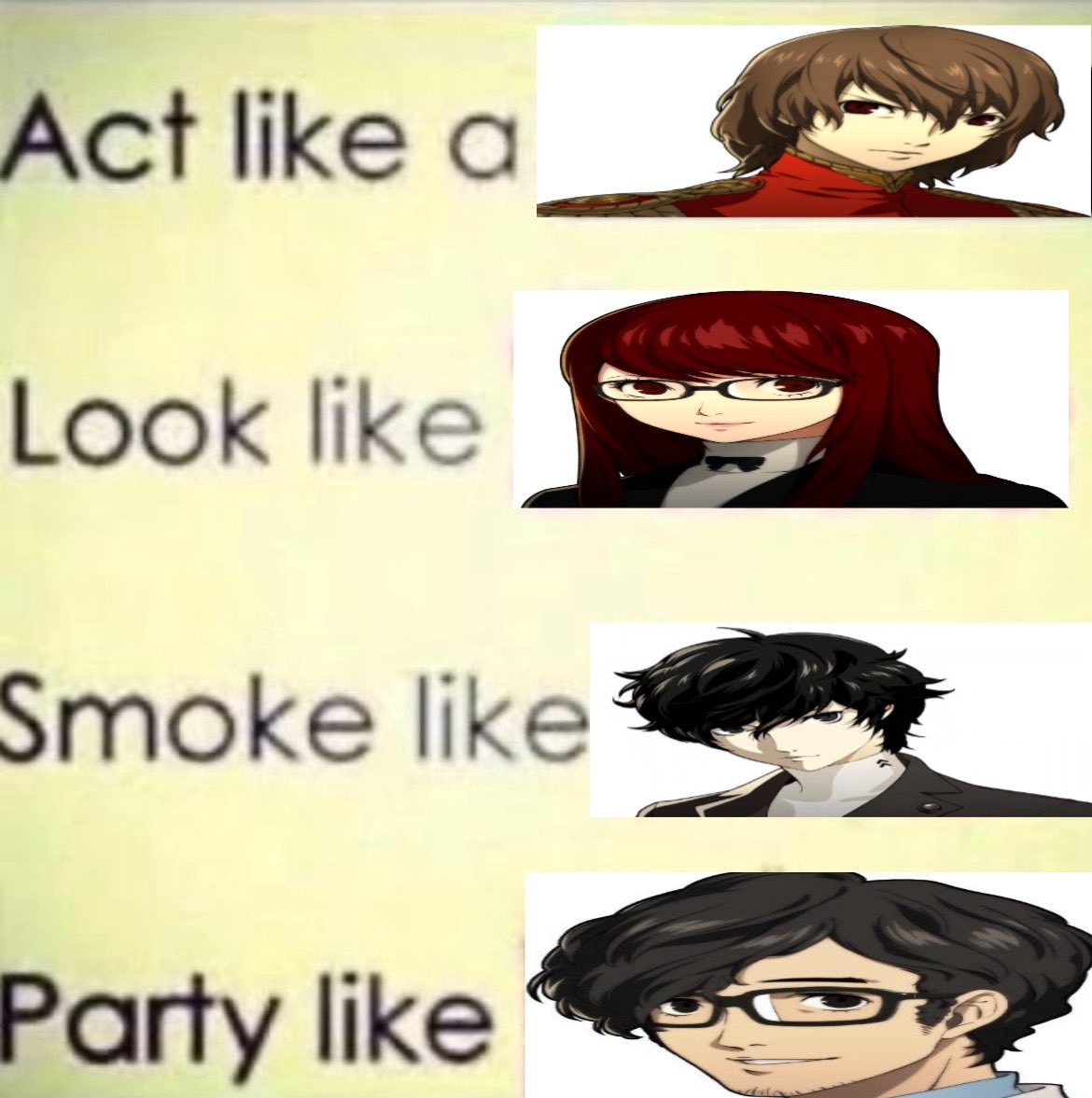 lesbian goro akechi tweet media