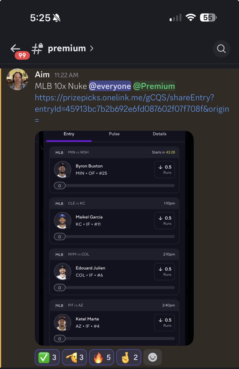 cdl_aim's tweet photo. $500 to 10 followers that: LIKES + RTs👀

PREMIUM SWEPT A MLB 10x NUKE FOR $300k TONIGHT🔥💰

THIS IS A JUST A WARMUP FOR TODAY.

🚨𝙋𝙍𝙀𝙈𝙄𝙐𝙈 𝘿𝙄𝙎𝘾𝙊𝙐𝙉𝙏 𝙇𝙄𝙉𝙆
👉🏽https://t.co/suJONcKqoK

#GamblingCommunity #PrizePicksMLB #GamblingTwitter #AimsHQ #PrizePicks #X https://t.co/jSvfGPXXq9