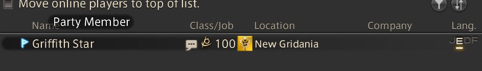 Guli_Costa's tweet photo. Estava parado em Gridania, quando recebo um pedido de amizade do grande @itsgriffithstar, nem sabia que estava jogando ffxiv https://t.co/ghS4TXIOVC