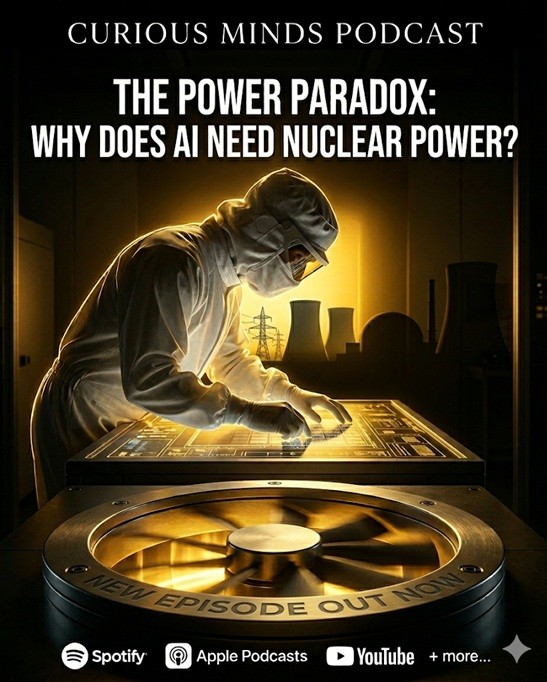BalajeeRao's tweet photo. If data is the new oil, chips are the engines and they are running hot. 🏎️

We’re auditing the #PowerParadox.

🎧 Listen now: https://t.co/YKkDwJIg1G

#CuriousMinds #AI #Nuclear #Semiconductors #TechNews #Macroeconomics https://t.co/zB37dR0D2G