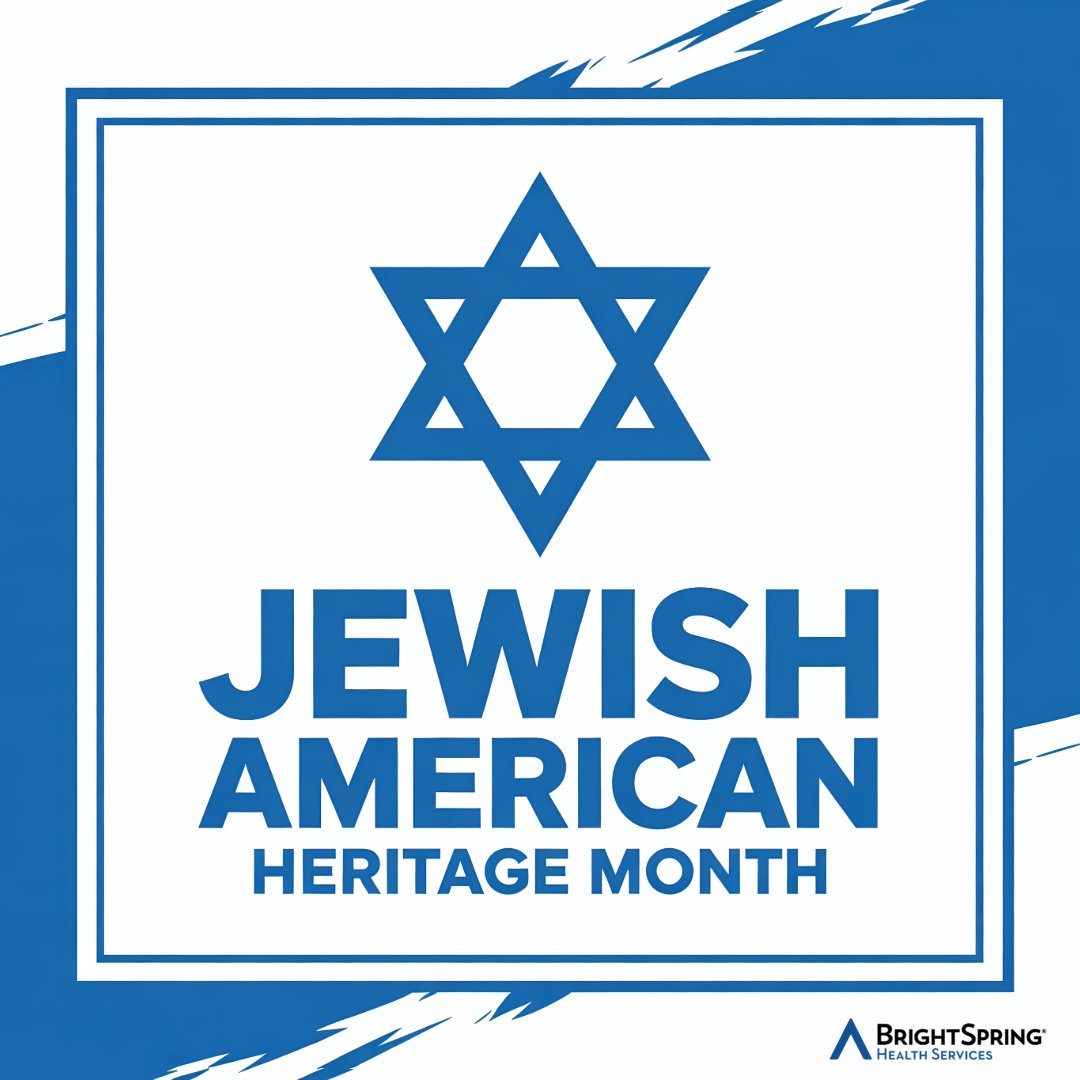 BrightSpringHS's tweet photo. This #JewishAmericanHeritageMonth, BrightSpring celebrates the rich history, culture, and contributions of Jewish Americans in our communities and across the nation.

Together, we recognize and appreciate the diversity that enriches the lives of those we serve every day. https://t.co/KSfrHtOEtb