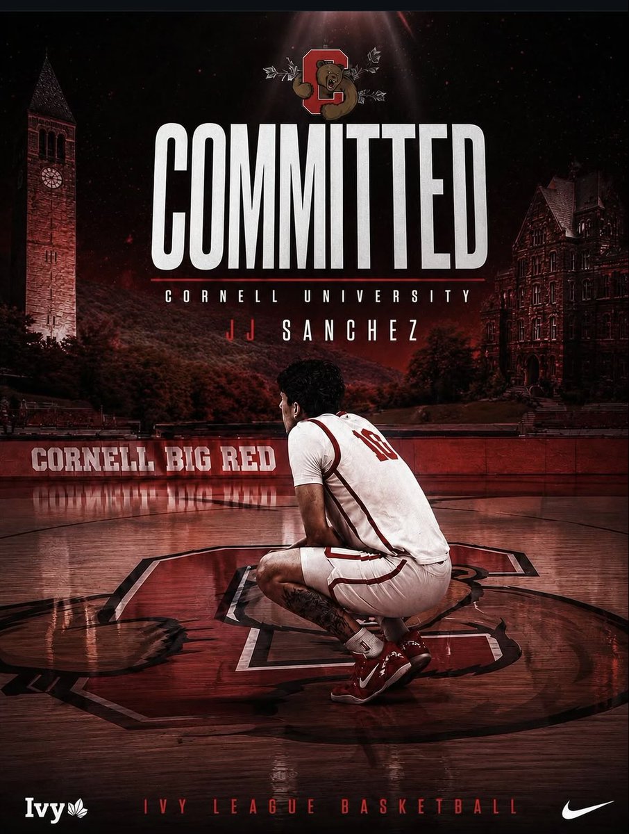Sam_Federman's tweet photo. Cornell has landed Citrus College (JUCO) transfer JJ Sanchez, per his IG

6 foot 6 guard that averaged 12.2 ppg, 4.3 rpg, 4.3 APG on 51/41/79 splits. Also 1.9 steals per game. https://t.co/IXTniTu7oK