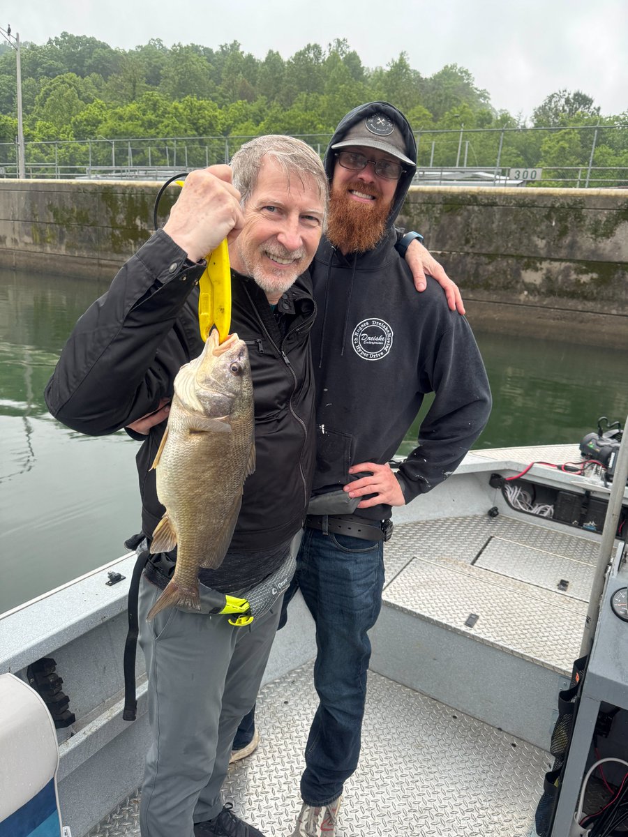 Capt_Billy_TN's tweet photo. I had a father son duo on my boat today for an incredibly successful "mixed bag" fishing trip! Possibly 5 different species of fish!  Low pressure is always good fishing and getting wet! #guidelife #goodtimes #fishing #okumafishingusa https://t.co/t32CGZFFNa https://t.co/f7KC9sMZmb