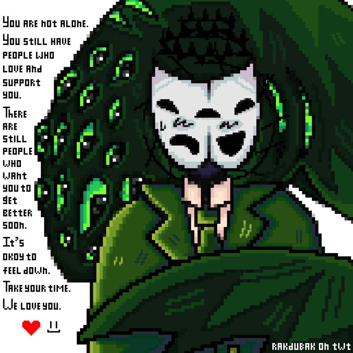 rakdubak's tweet photo. This is my first pixel art. And green is the color of recovery. I thought it was a suitable color for the meaning of my art.

Remember, if you don't like what I draw, just scroll past it. That way, you won't waste your time or mine.

#Zeal #Pressure #SupportZeal @UrbanshadeRblx https://t.co/hSmZCwSLTR
