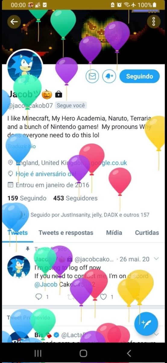 Victorbigode01's tweet photo. @jacobcakob07 Happy birthday, buddy! I wish you all the best. 🥳🕯️🎂🍰🎁🎈🎉🎊🎆🎇🍾 https://t.co/IKzSs590Pl