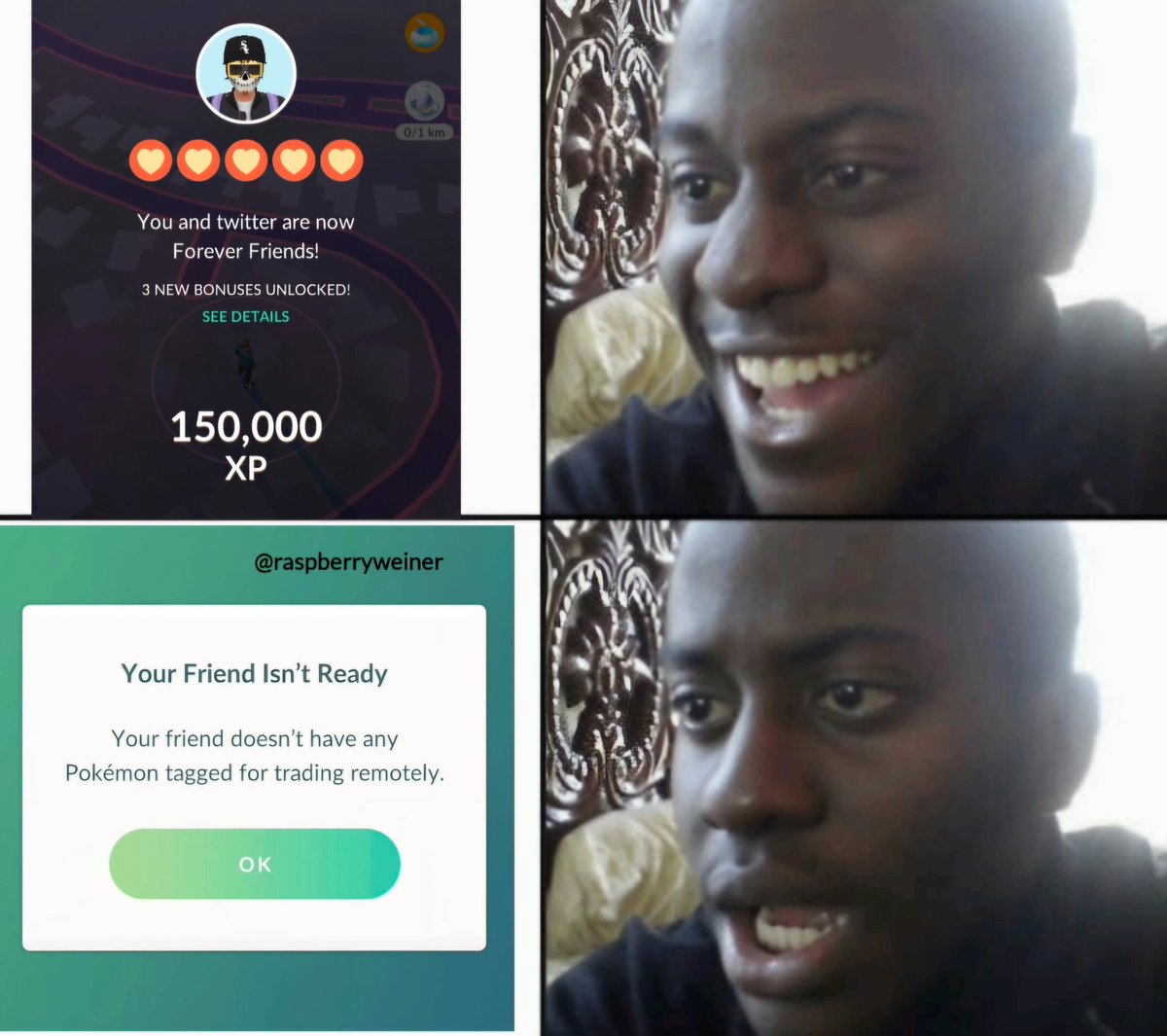 When you finally hit forever friends then find out your friend has no tagged Pokémon to trade.. 🫠 #PokémonGO